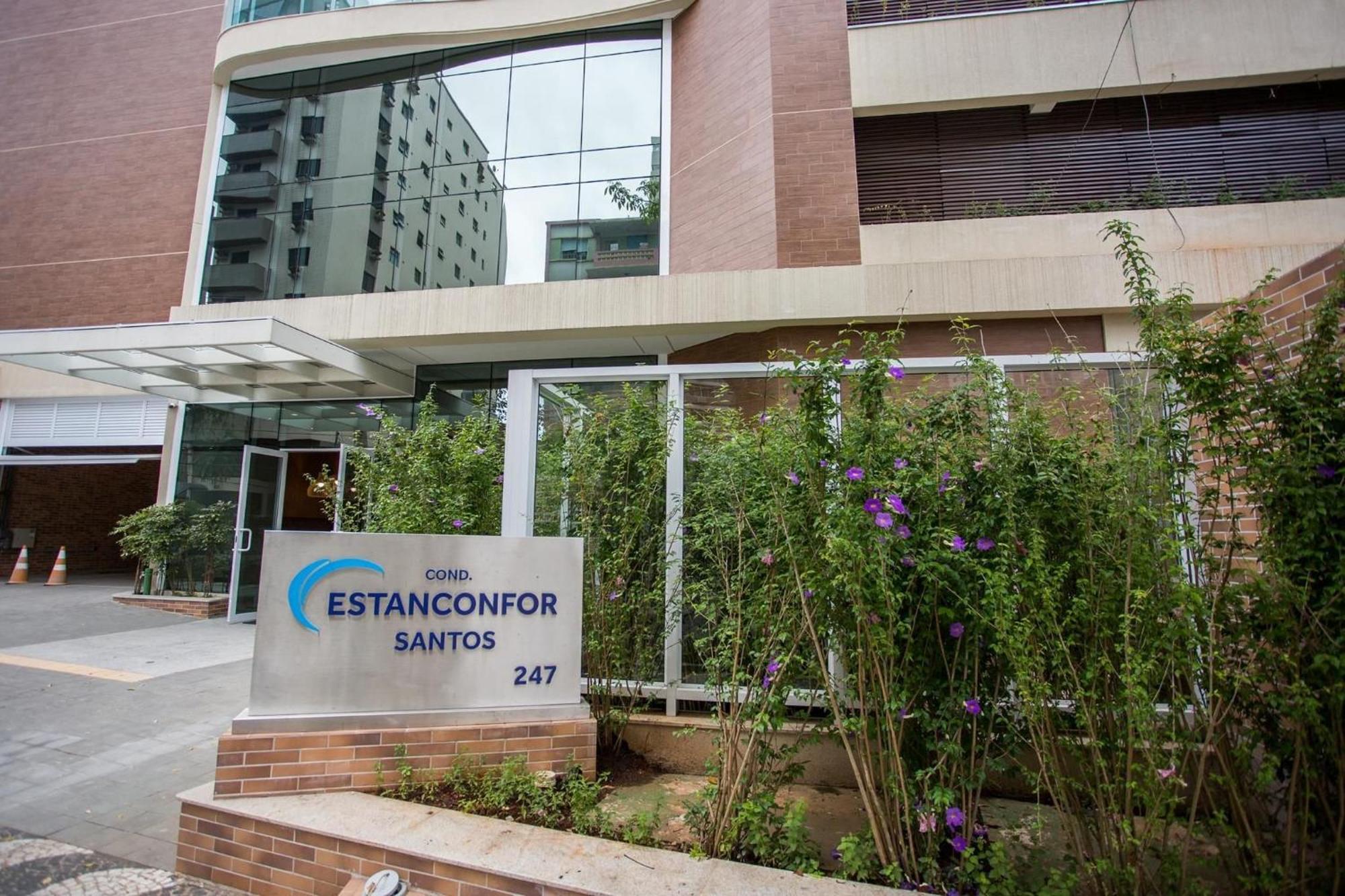 Residencial Estanconfor Com Vista Mar 2 Ac E Garagem Daire Santos  Dış mekan fotoğraf